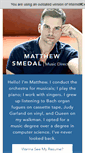 Mobile Screenshot of matthewsmedal.com